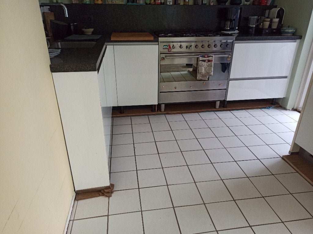 complete Nolte keuken, ook in delen te koop. Met apparatuur, Ophalen, Gebruikt, Wit, Graniet of Steen