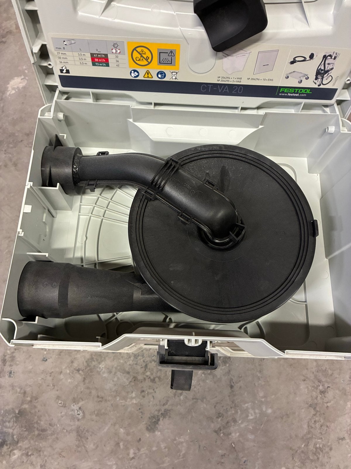 Festool CT-VA 20 Voorafscheider - Zo goed als nieuw, Inclusief accessoires, Ophalen of Verzenden, Zo goed als nieuw, Industriële stofzuiger