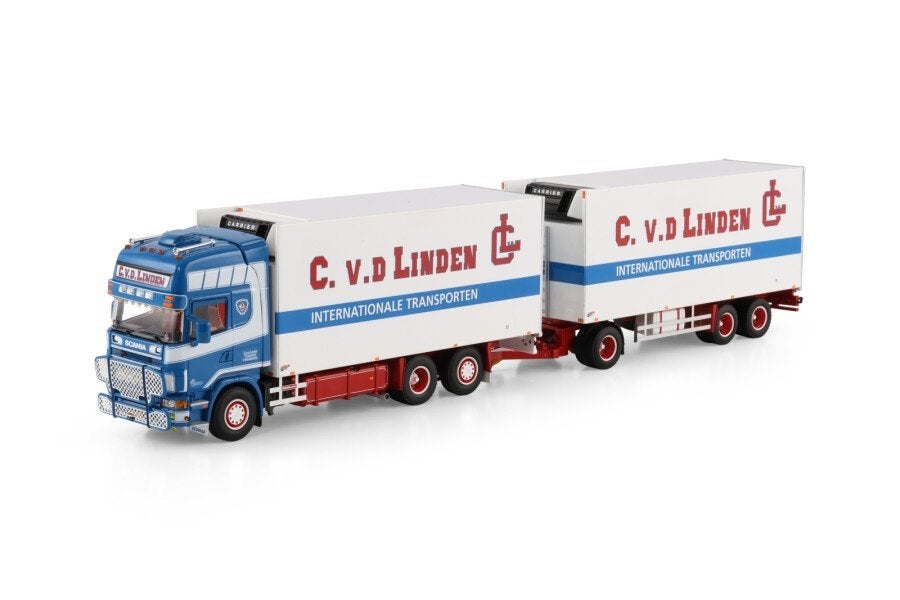 WSI  SCANIA R 4 TOPLINE 6X2 REEFER COMBI  C.V.D. LINDEN NEW, Ophalen of Verzenden, Nieuw, Bus of Vrachtwagen, Wsi