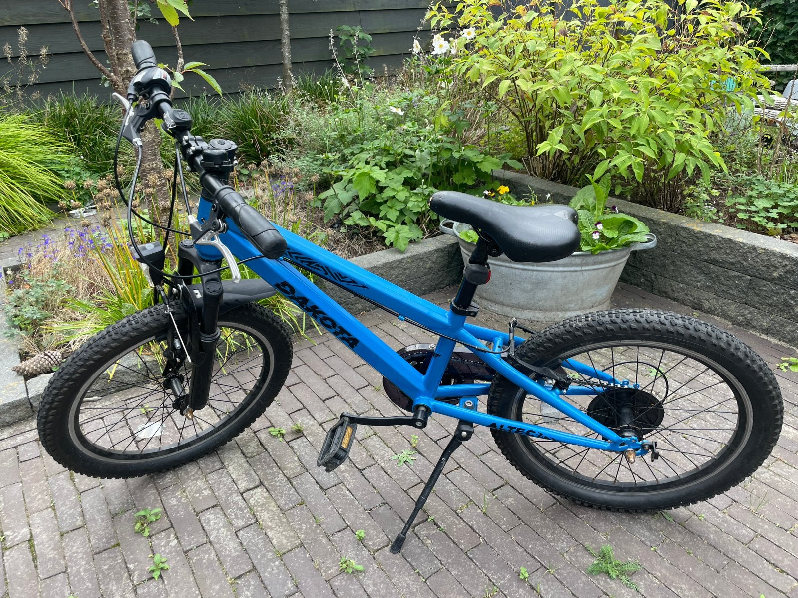 Altec Dakota Kinderfiets 20 inch - Blauw met 7 versnellingen, Fietsen en Brommers, Ophalen, Velgrem, Versnellingen, Zo goed als nieuw