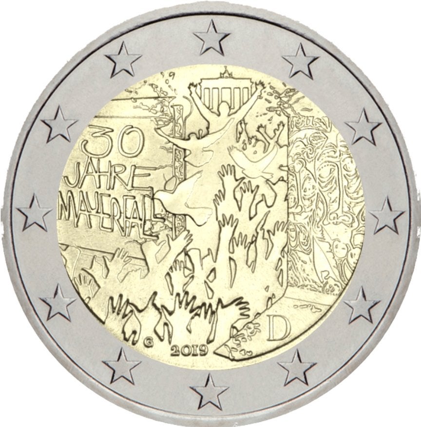Euromunten, Ophalen of Verzenden, Duitsland, 2 euro, Losse munt