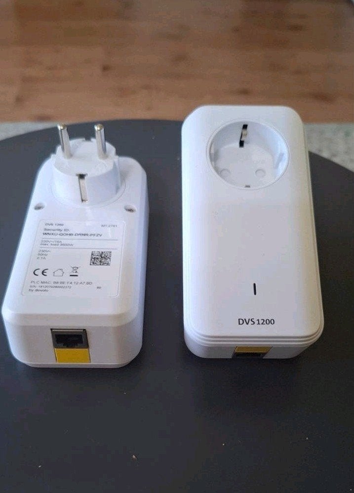 DVS 1200 powerline adapters, Ophalen of Verzenden, Zo goed als nieuw