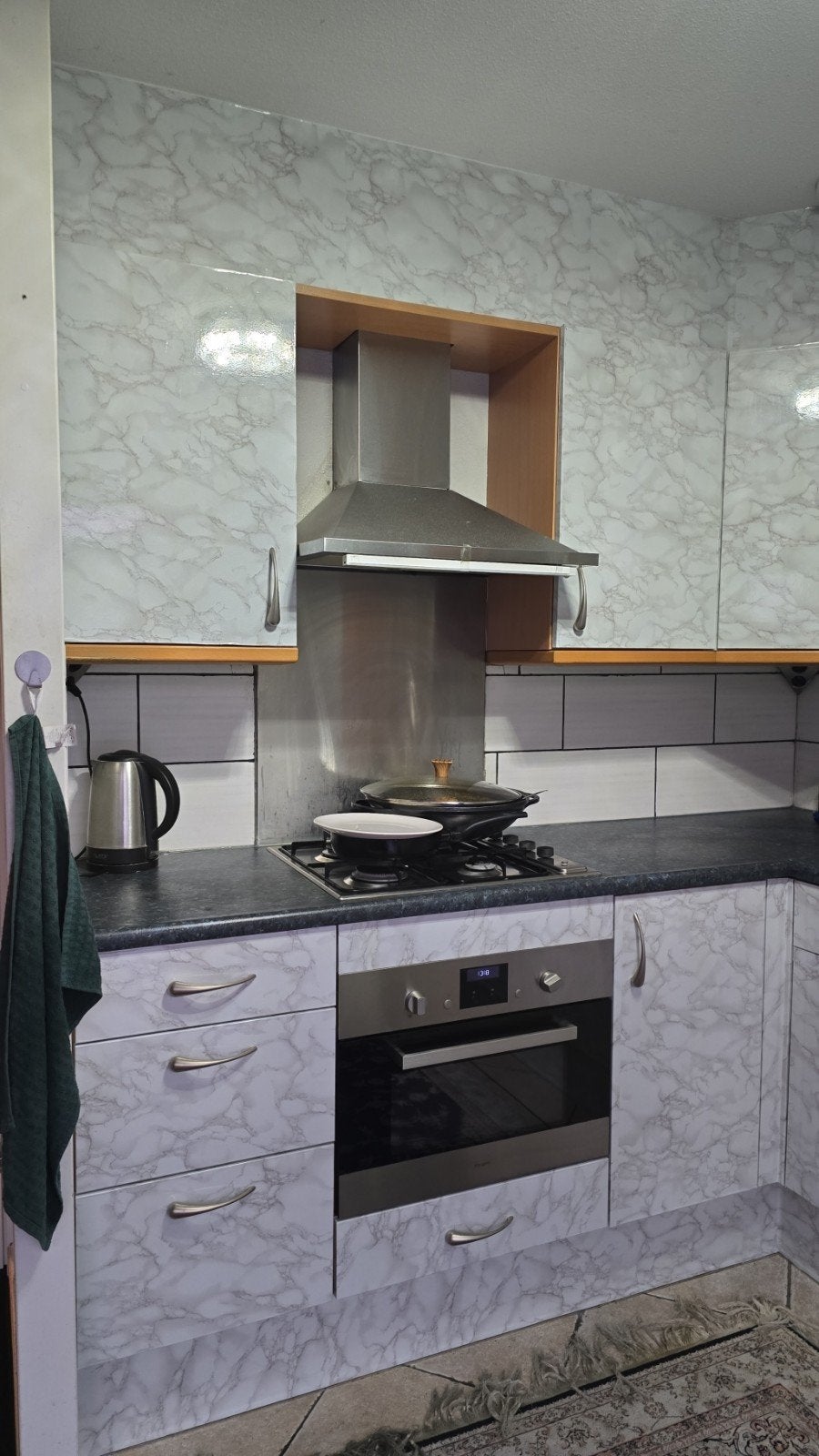 Keuken inclusief apparatuur gratis ophalen., Ophalen, Gebruikt, Hoekkeuken