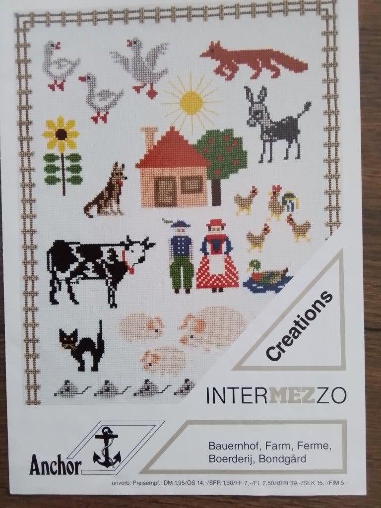 Intermezzo boerderij, Ophalen of Verzenden, Zo goed als nieuw, Handborduren, Patroon