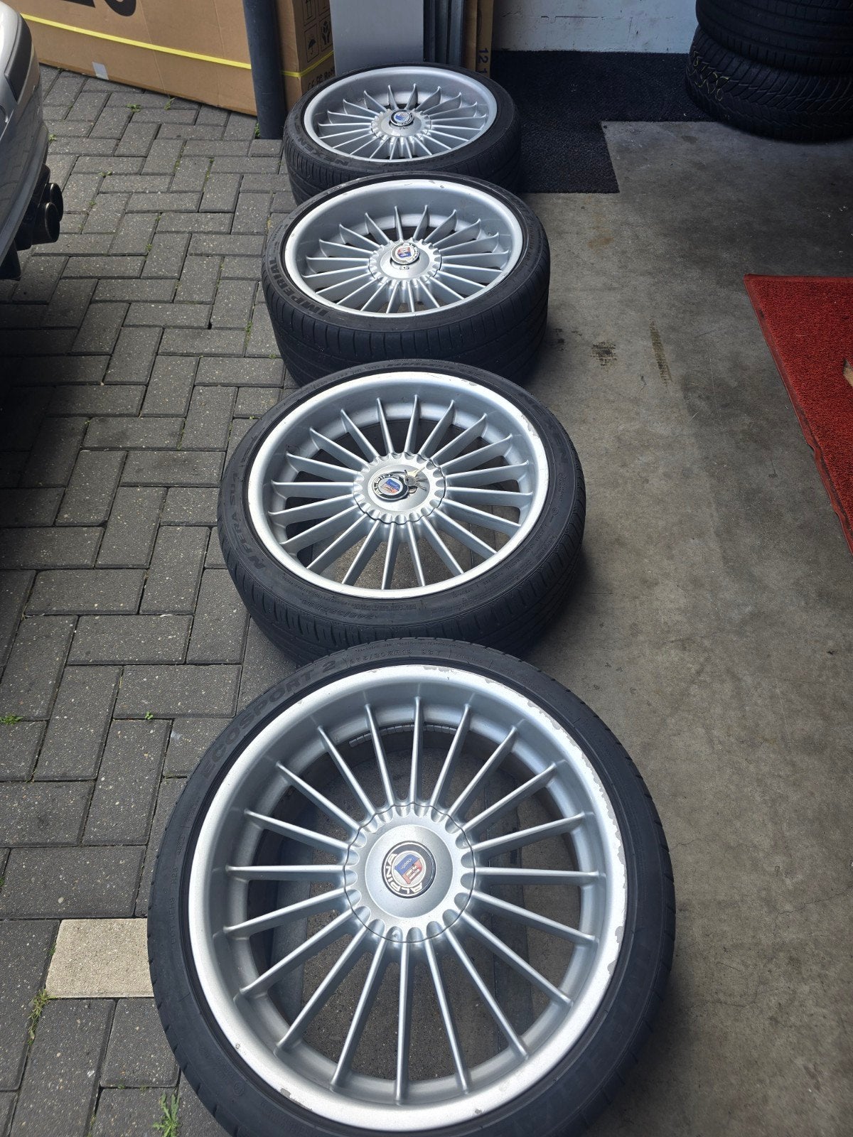 e39/e38/e60/e61 19 inch Org Alpina Breedset..5x120, Ophalen, Gebruikt, BMW