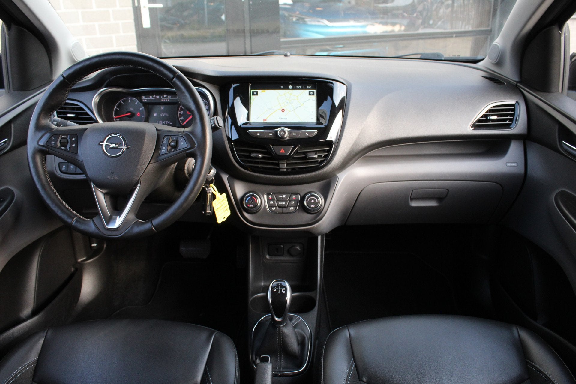 Opel KARL 1.0 EcoFLEX Innovation / Automaat / Carplay / N.A., 839 kg, Gebruikt, Met garantie (alle), Leder en Stof