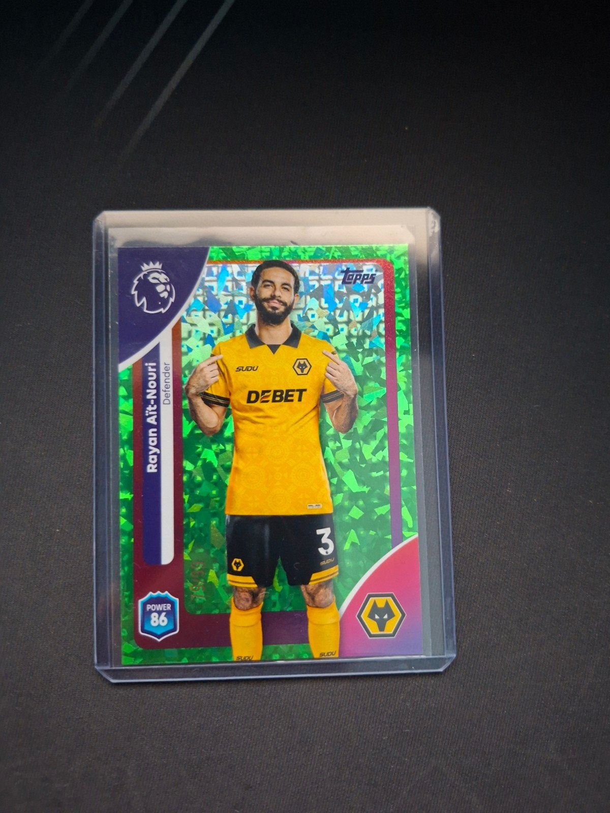 Rayan Aït-Nouri Topps Kaart 79/99 - Wolverhampton Wanderers, Verzamelen, Verzenden, Zo goed als nieuw, Buitenlandse clubs, Spelerskaart