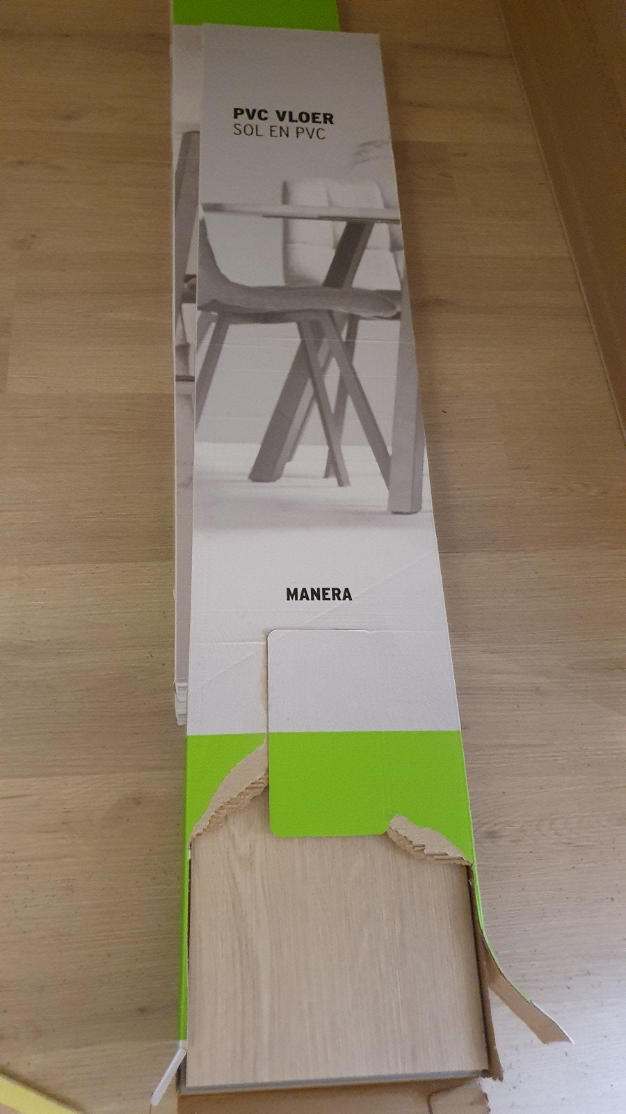 Pvc vloer inclusief ondervloer, Ophalen, Kunststof, 50 tot 150 cm, Overige typen