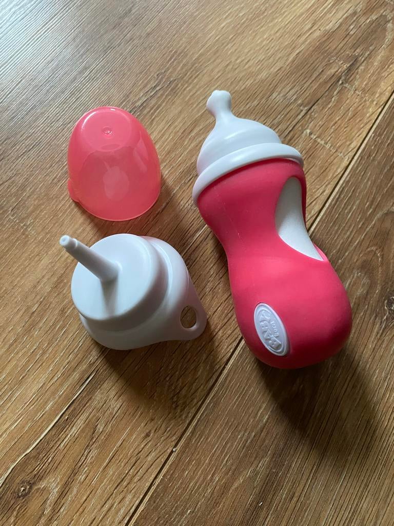 Baby Born interactieve flesje - Roze, Ophalen of Verzenden, Zo goed als nieuw, Overige typen
