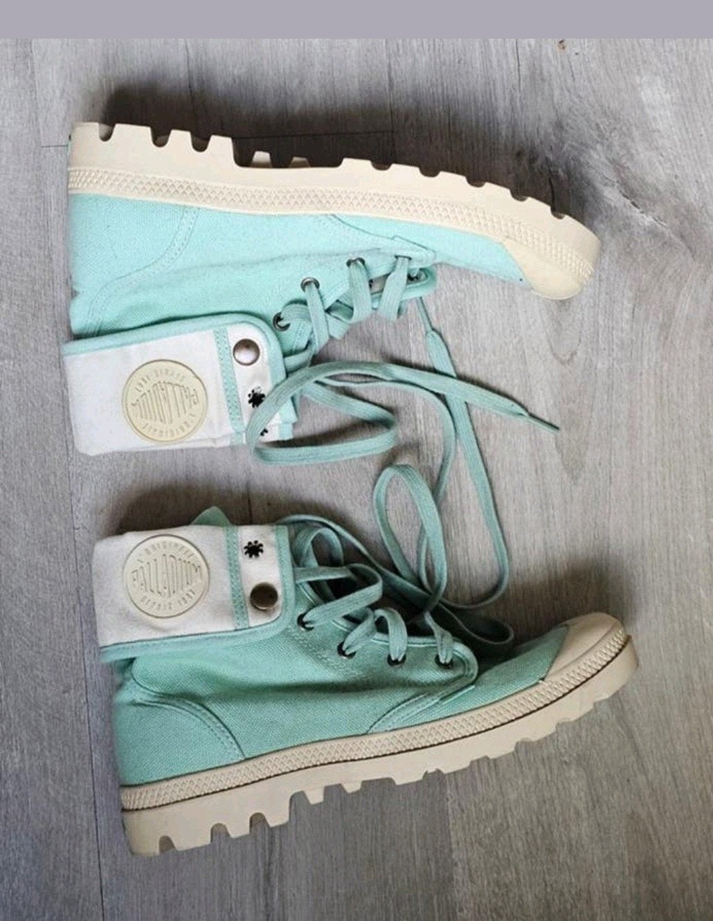 nieuwe Palladium Pampa Hi Originals 41,5, Ophalen of Verzenden, Sneakers of Gympen, Groen, Palladium