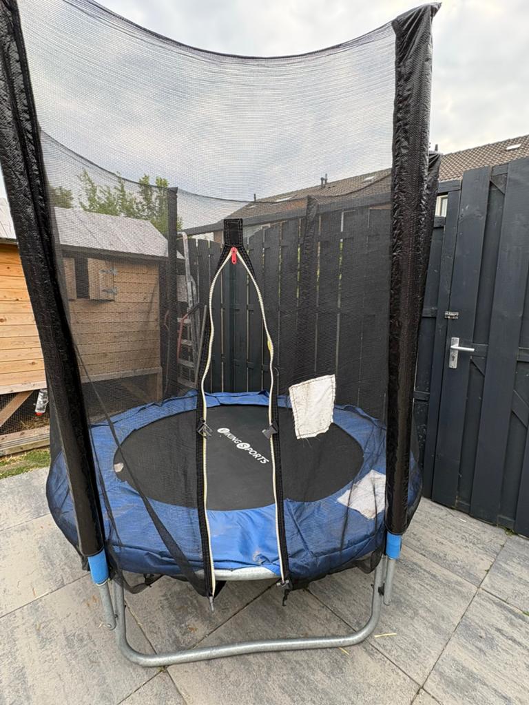 Viking Sports Trampoline - 183 cm - met veiligheidsnet, Kinderen en Baby's, Speelgoed | Buiten | Trampolines, Ophalen of Verzenden