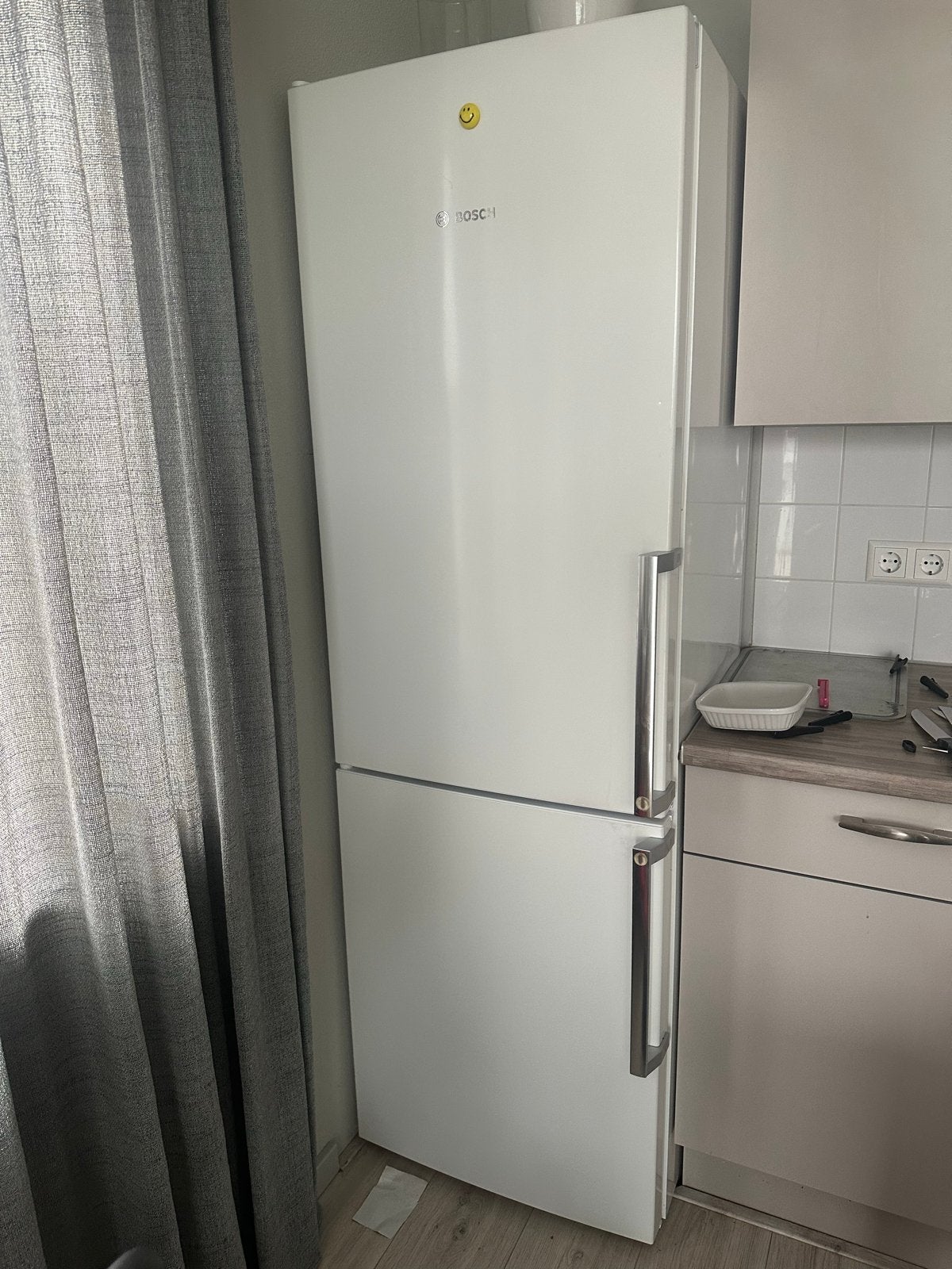 Bosch KGE36EW43 Koel-vriescombinatie - Wit, Witgoed en Apparatuur, Koelkasten en IJskasten, Ophalen, Gebruikt, 200 liter of meer