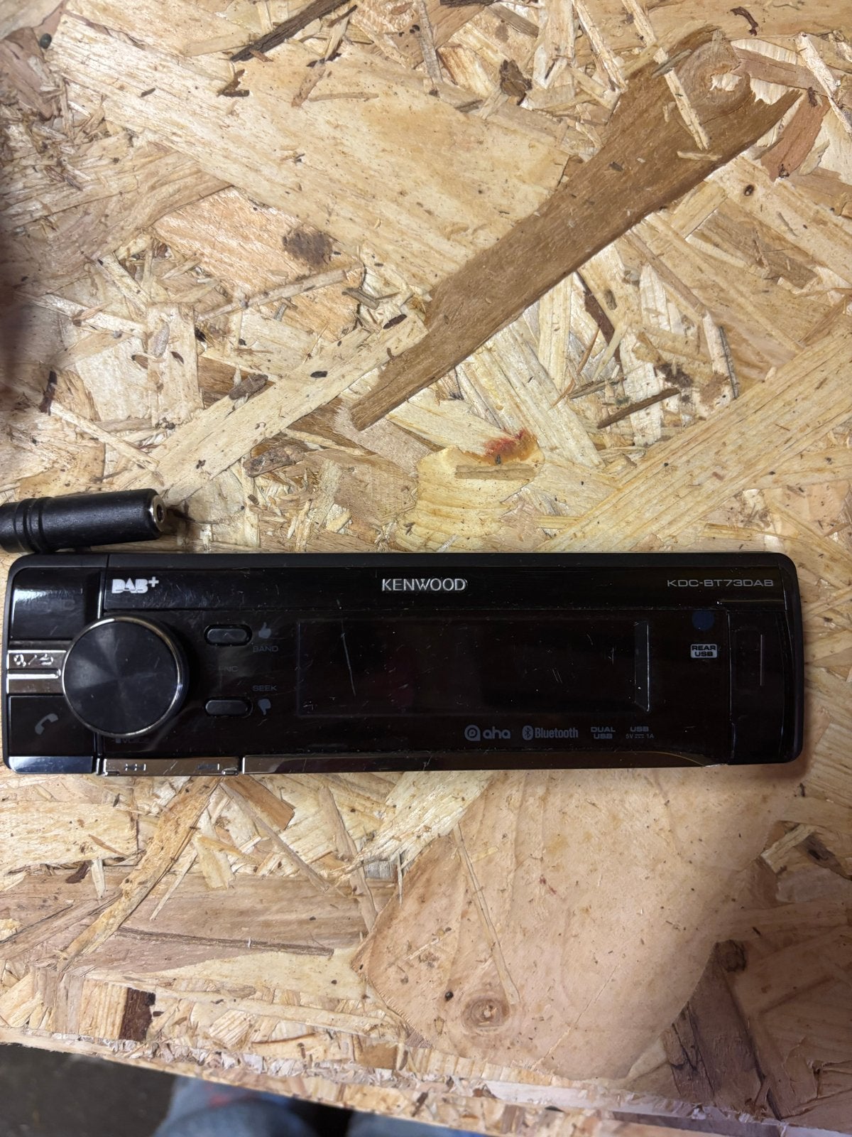 Kenwood KDC-BT730DAB Autoradio met Bluetooth en DAB+, Auto diversen, Ophalen of Verzenden, Gebruikt