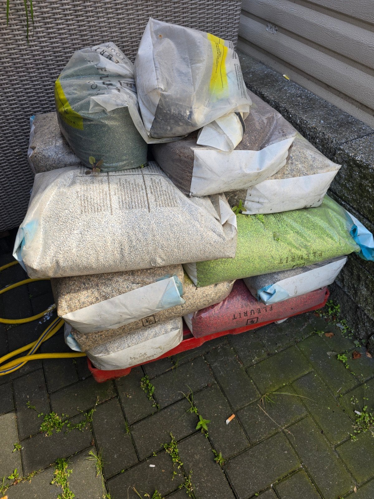 gekleurd grint vijn, Tuin en Terras, Zand, Ophalen of Verzenden