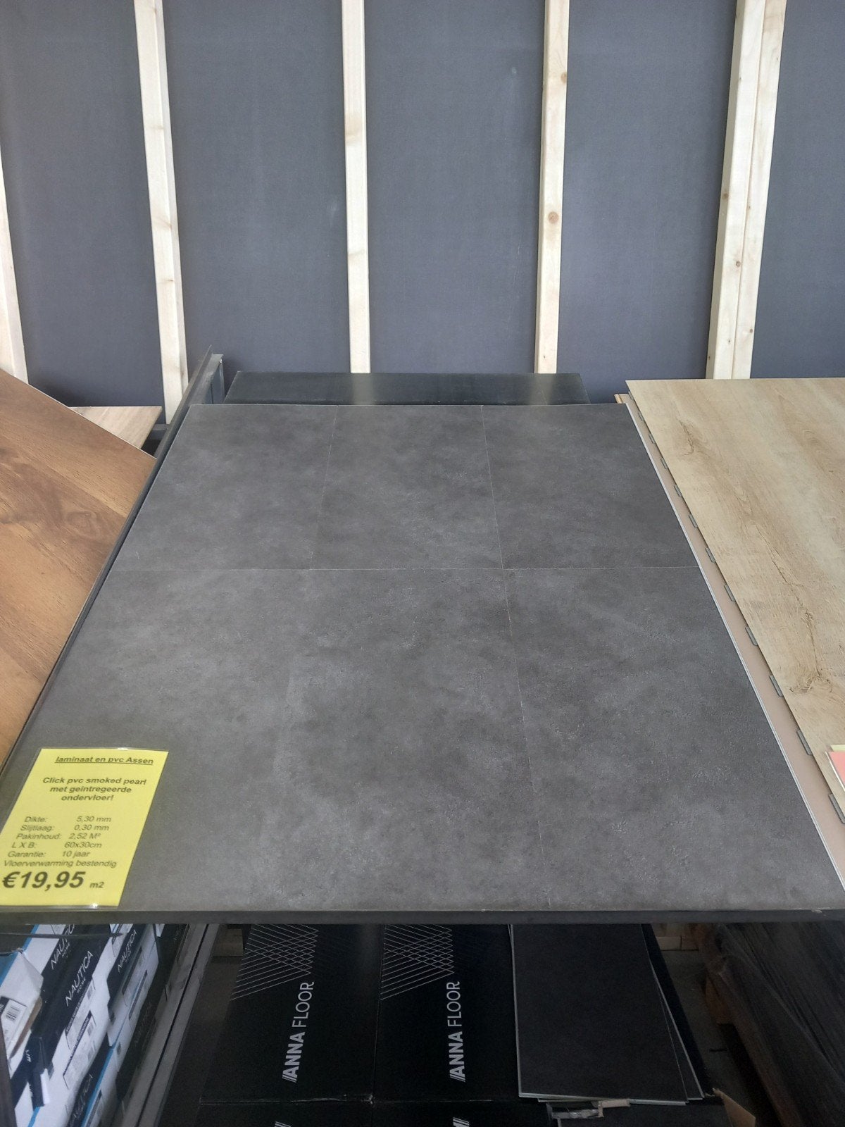 Klik PVC smoked pearl Anna floor batchnummer: 20230622-12, Ophalen, Nieuw, 25 tot 50 m²