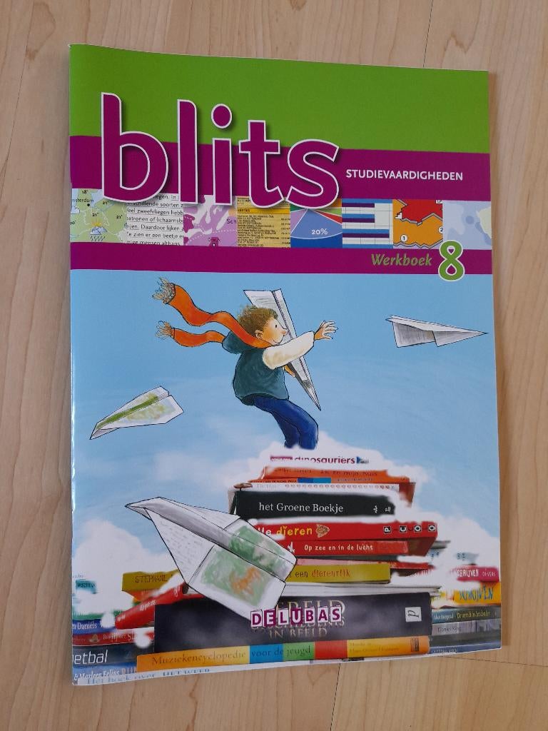 NIEUW BLITS WERKBOEK STUDIEVAARDIGHEDEN GROEP 8, Boeken, Schoolboeken, Ophalen of Verzenden, Gelezen, Overige niveaus, Nederlands