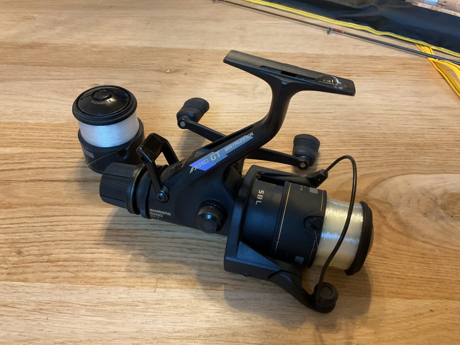Shimano aero gt baitrunner.5010, Ophalen of Verzenden, Zo goed als nieuw, Molen