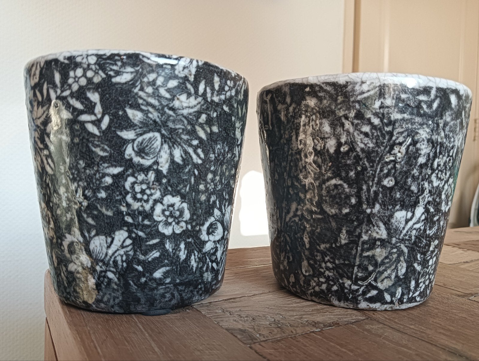 PTMD bloempotjes, Ophalen, Rond, Aardewerk, Minder dan 40 cm