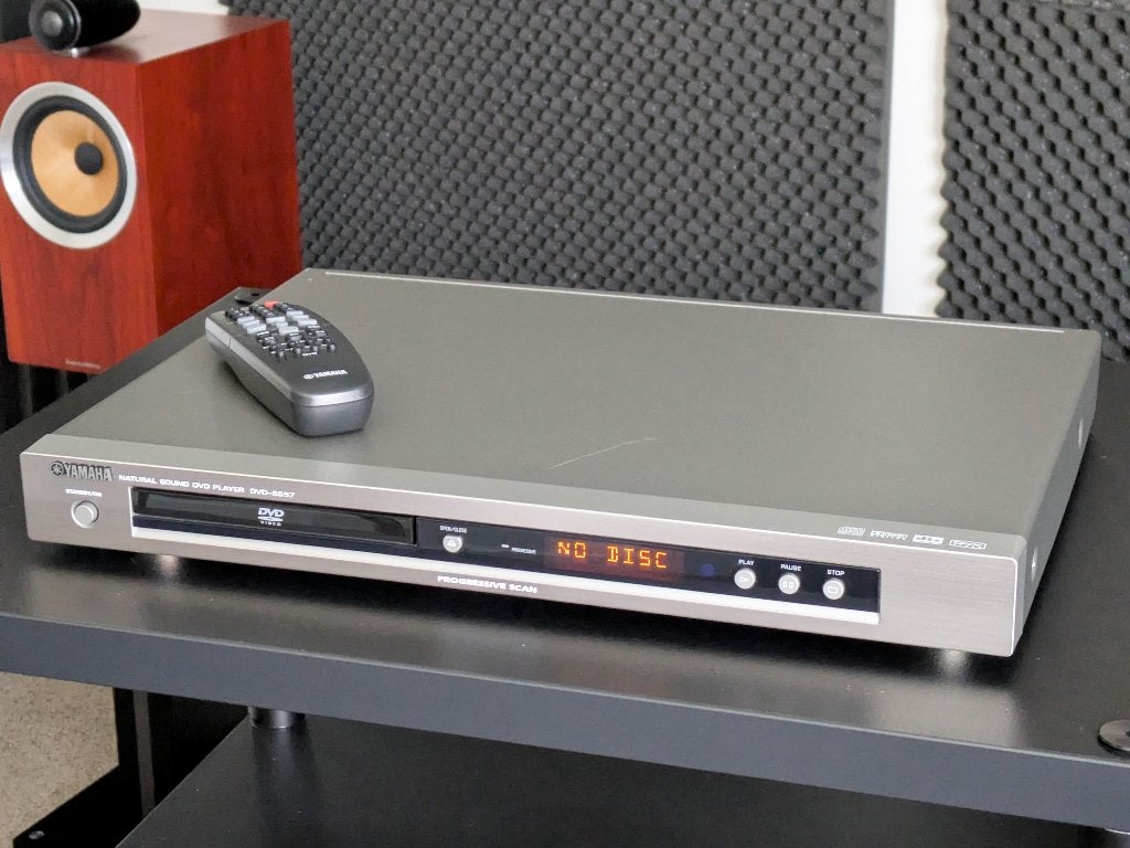 Yamaha DVD-S557 DVD/CD-speler met originele remote, Ophalen of Verzenden, Gebruikt, Overige merken
