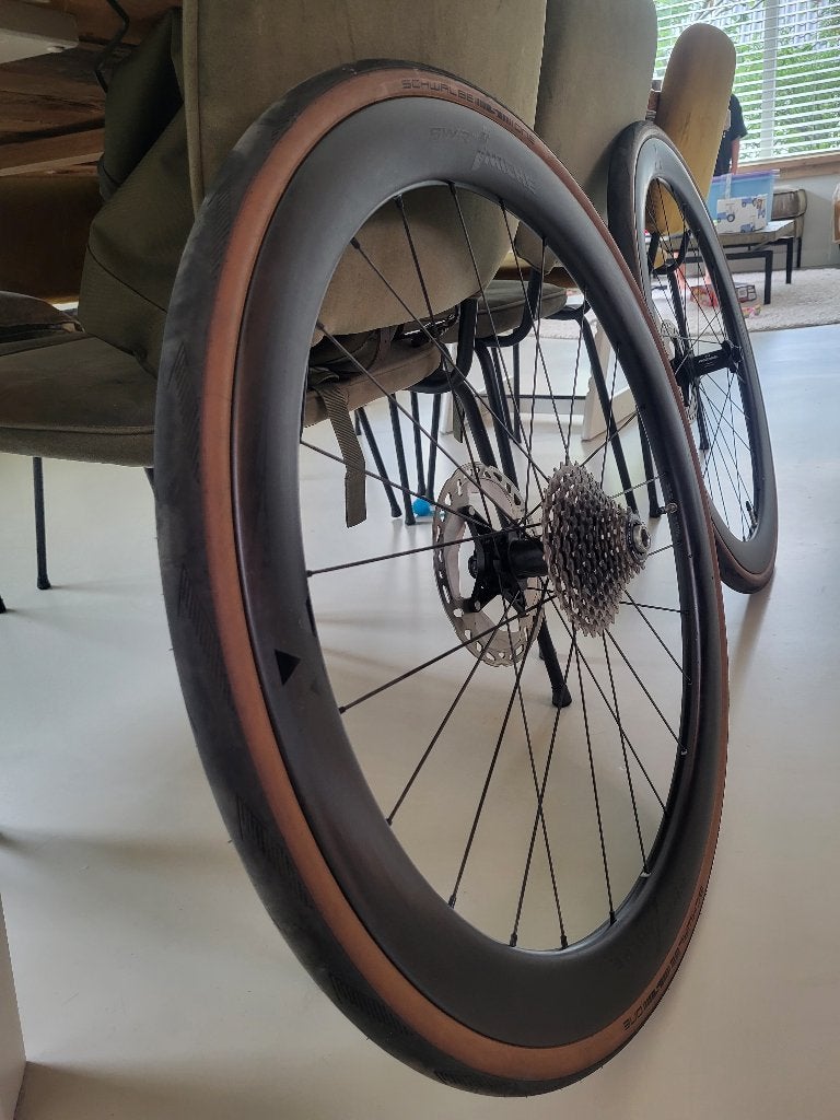 Miche SWR Evo 50 Carbon Wielset (Disc), Fietsen en Brommers, Fietsonderdelen, Wiel, Ophalen of Verzenden, Zo goed als nieuw, Racefiets