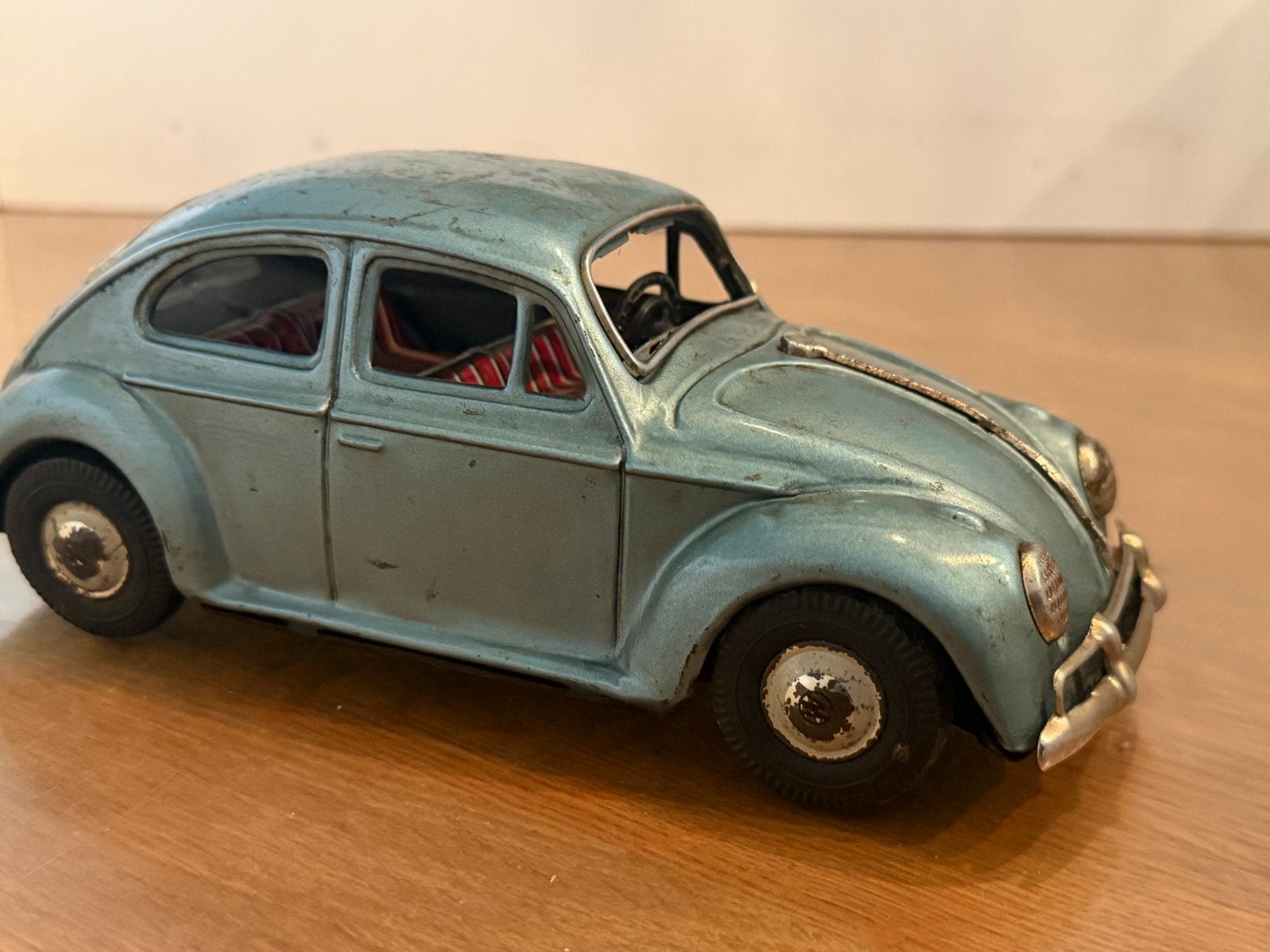 Vintage Volkswagen Kever Speelgoedauto - Made in Japan, Ophalen of Verzenden, Gebruikt