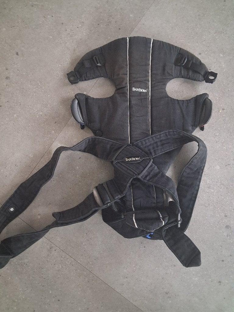 Draagzak BabyBjörn met cape, Kinderen en Baby's, Ophalen, Gebruikt, Buik, Baby Björn