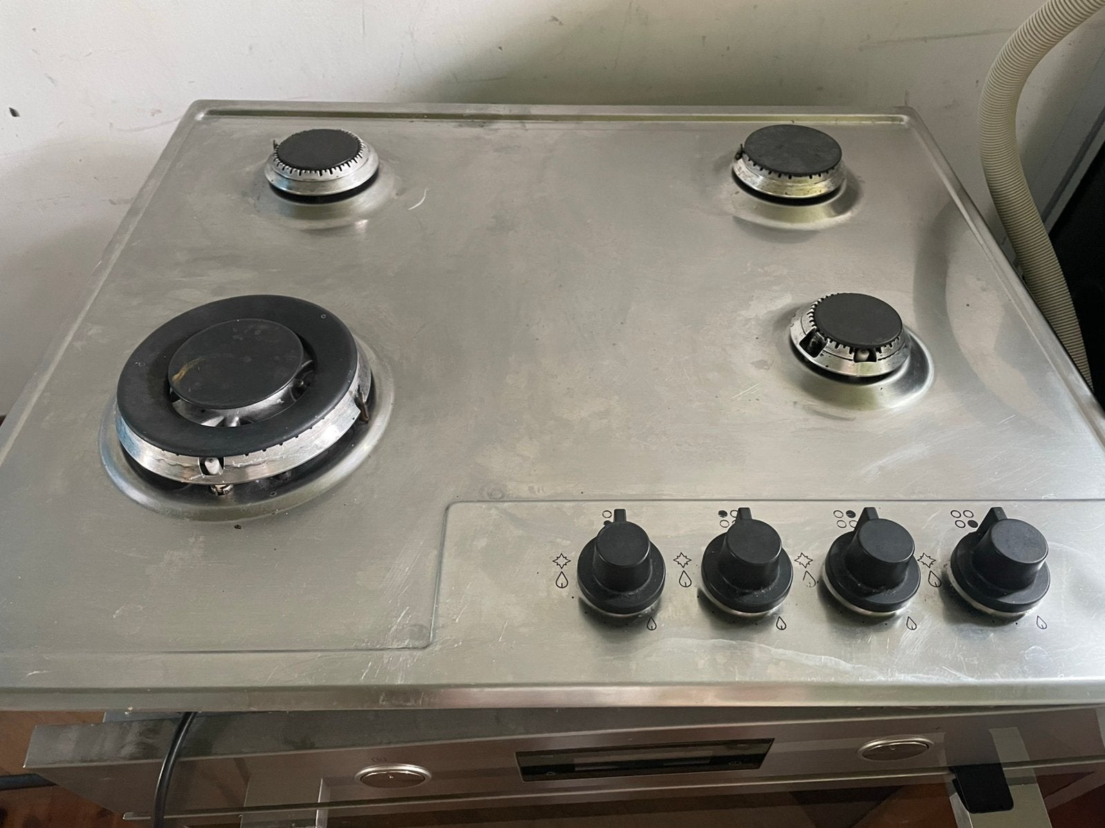 Gasfornuis ikea, Witgoed en Apparatuur, Fornuizen, Ophalen, Gebruikt, 4 kookzones, Gas