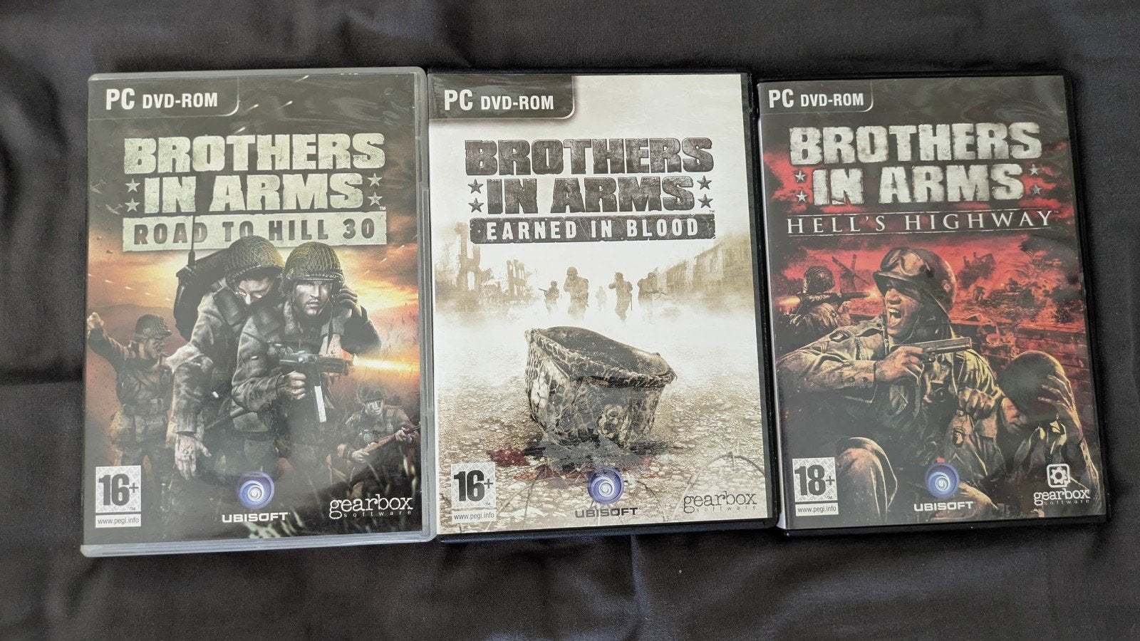 Brothers in Arms PC DVD-ROM Trilogie (3 games), Online, Gebruikt, Vanaf 18 jaar, Shooter