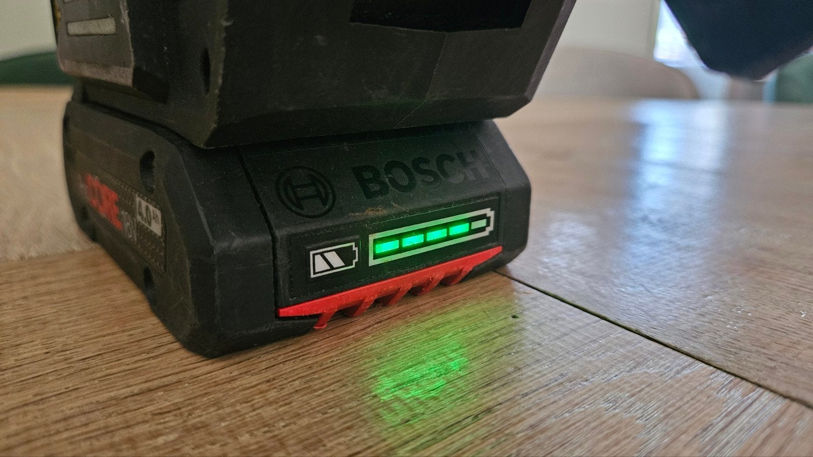 Bosch Professional GLI 18V-800 Accu Bouwlamp (incl. accu), Doe-het-zelf en Verbouw, Bouwverlichting, Ophalen, Gebruikt, Minder dan 50 watt