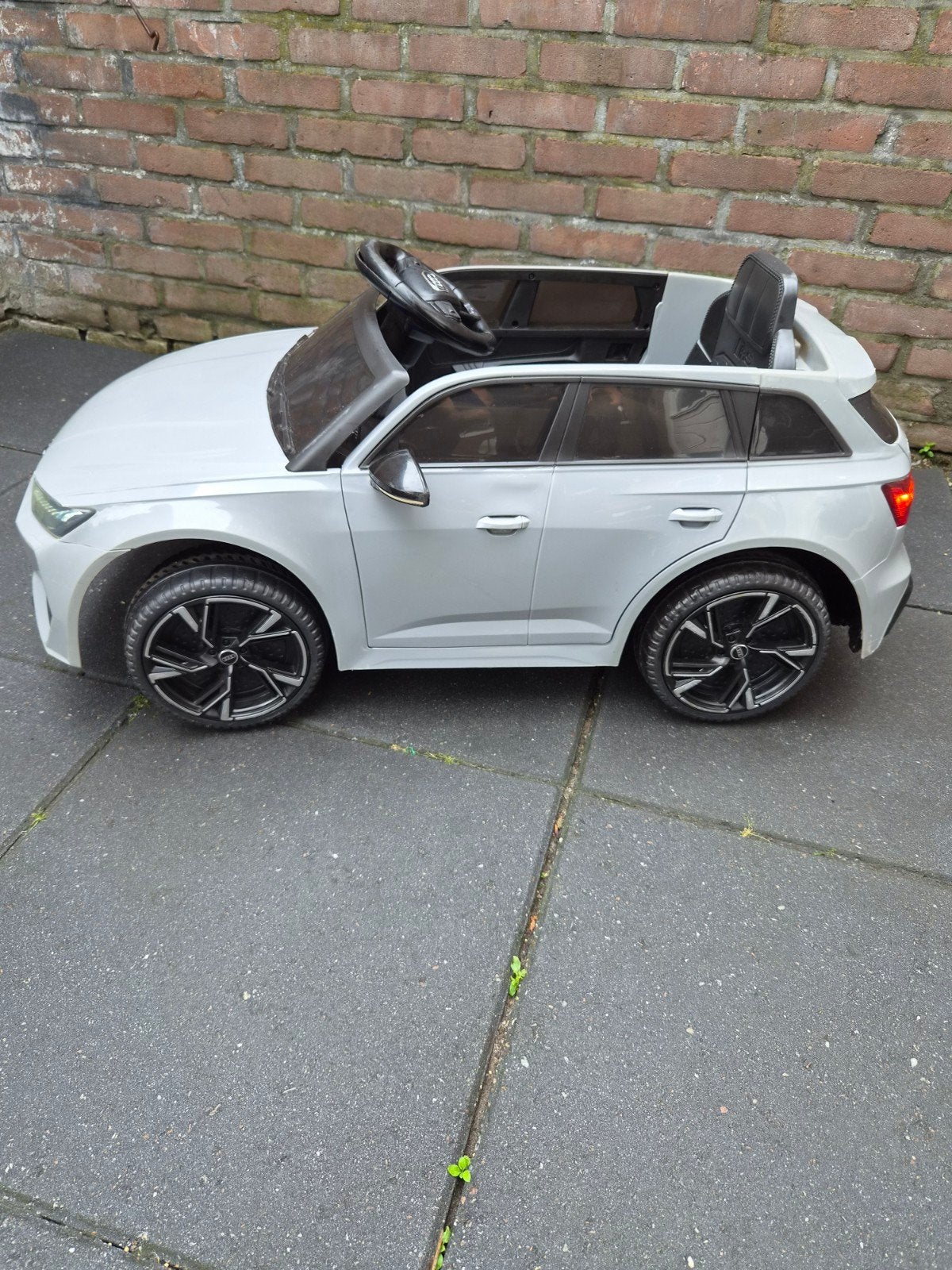 Audi RS6 Nano Grijs Elektrische Kinderauto, Ophalen, Zo goed als nieuw