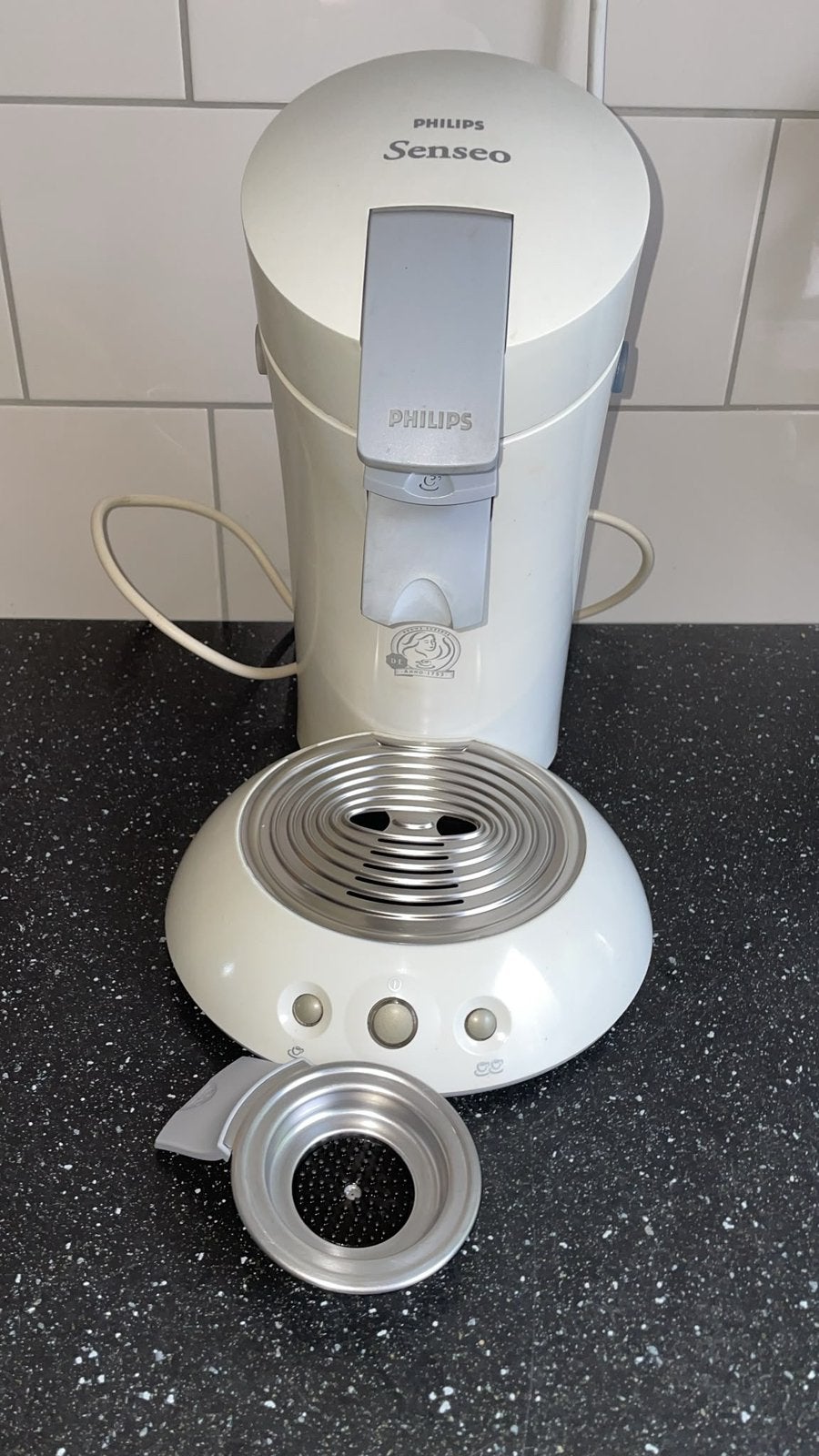 Senseo koffie zet apparaat met extra pad houder, Ophalen, Gebruikt, Koffiemachine, 2 tot 4 kopjes