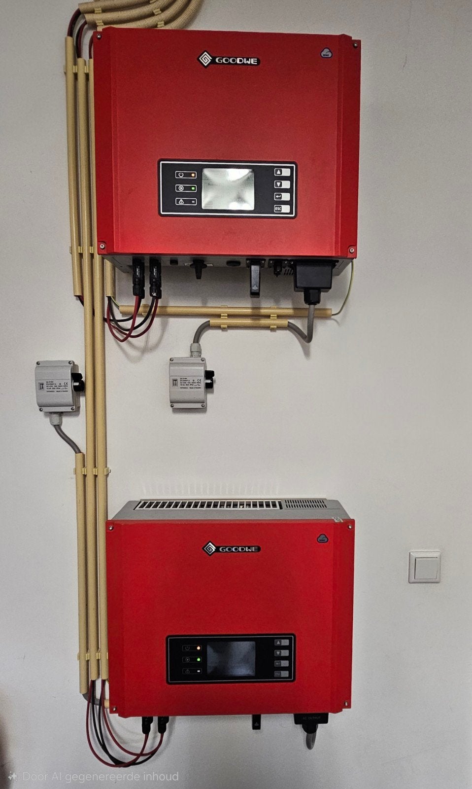 GoodWe GW4000-DT & GW5000-DT omvormers voor zonnepanelen, Ophalen, Gebruikt, Overige typen, 200 wattpiek of meer
