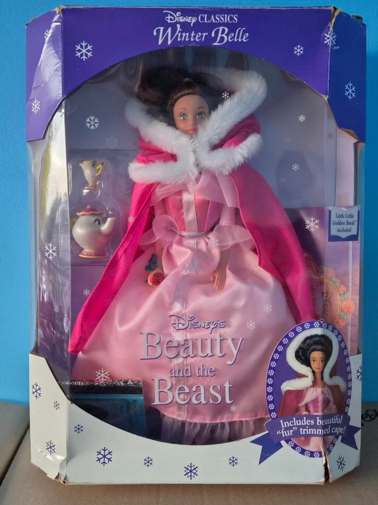 Belle met roze jurk, Ophalen of Verzenden, Zo goed als nieuw, Pop