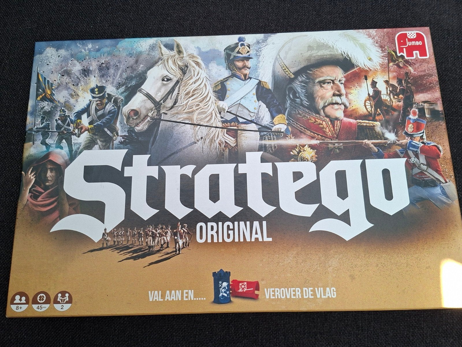 Stratego original bordspel (1) - Jumbo 2017, Een of twee spelers, Ophalen of Verzenden, Zo goed als nieuw, Jumbo