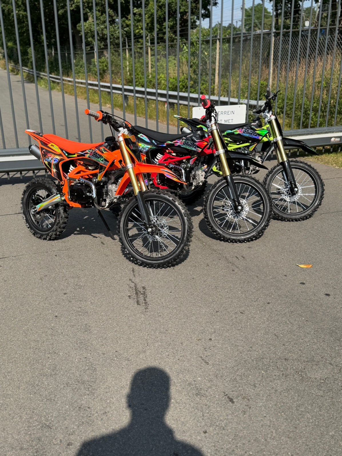 Ultra 125cc Pitbike Nieuwste Model | Elektrische Start, Fietsen en Brommers, Ophalen, Nieuw, 125 cc, Pitbike