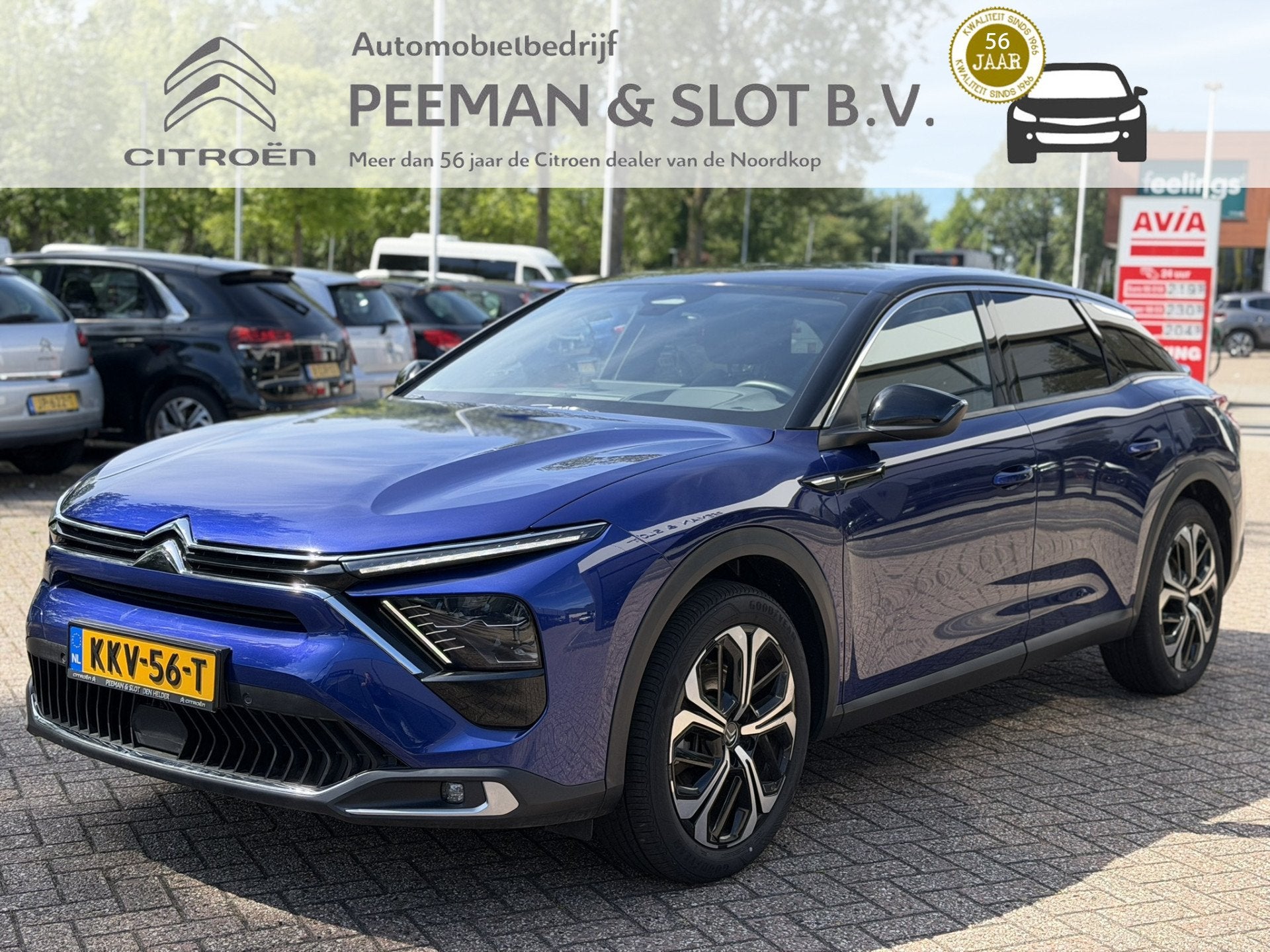 Citroën C5 X 1.6 Plug-in Hybrid 225 Shine (bj 2023), 1350 kg, Gebruikt, 4 cilinders, Blauw