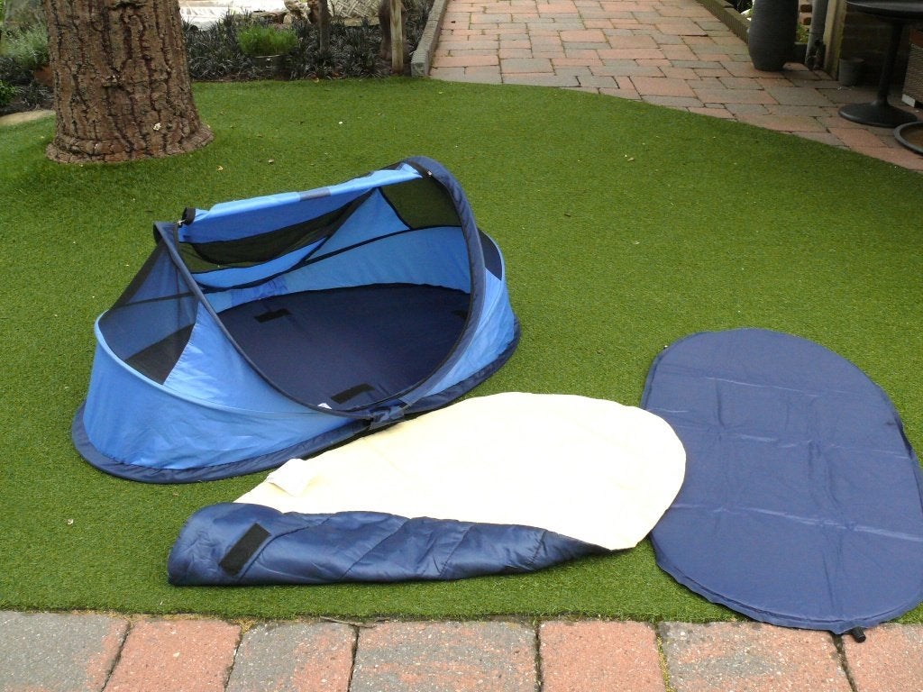 DERYAN tent travel cot baby the luxe, Kinderen en Baby's, Babywiegjes en Ledikanten, Ophalen of Verzenden, Zo goed als nieuw, Reisbedje