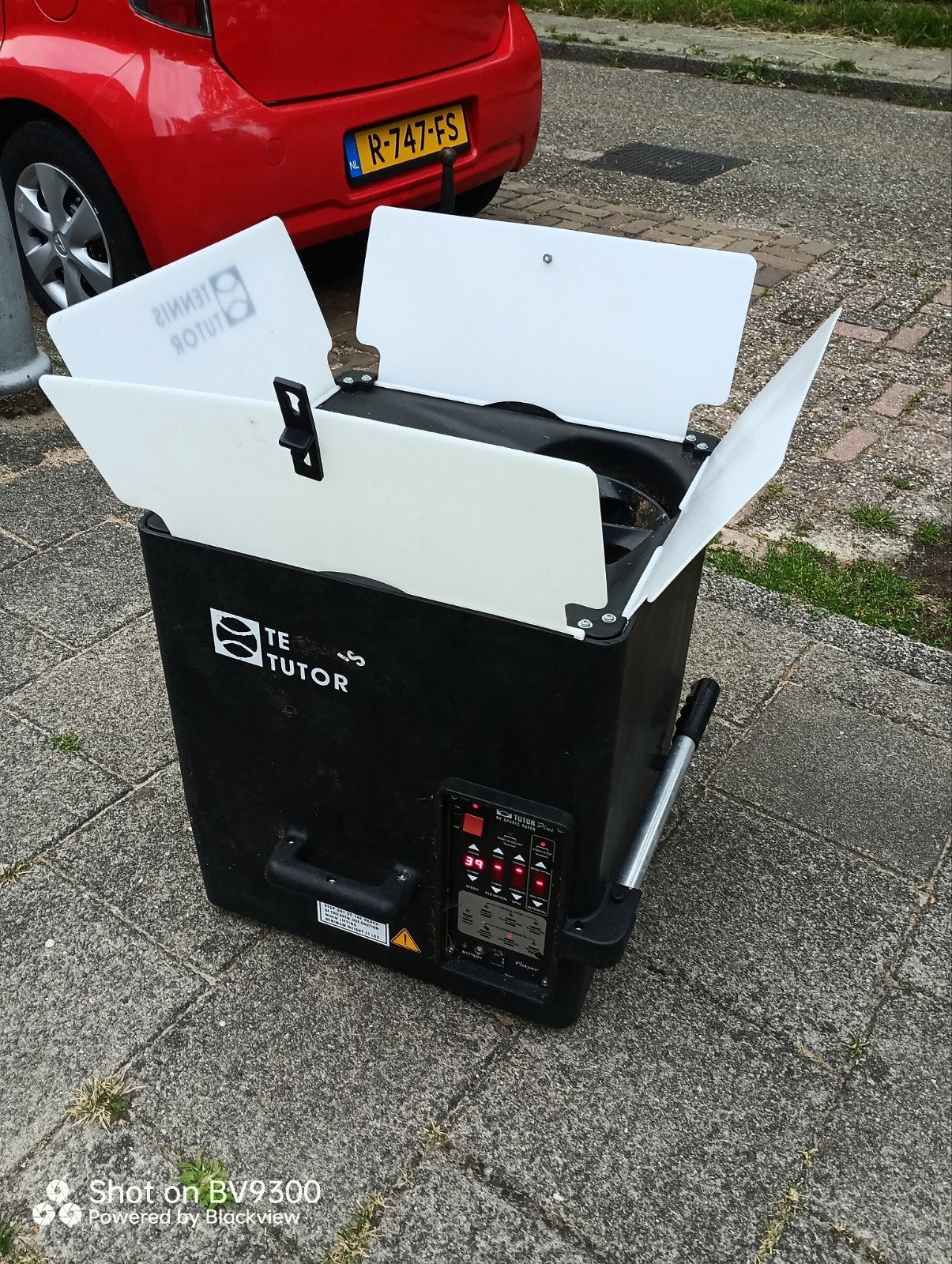 Tennis Tutor Plus ballenmachine, Sport en Fitness, Tennis, Ophalen, Gebruikt, Overige merken, L00