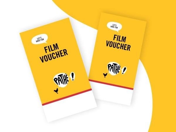 Pathe filmvoucher  alle dagen 11.50, Tickets en Kaartjes, Eén persoon, Vrijkaartje alle films