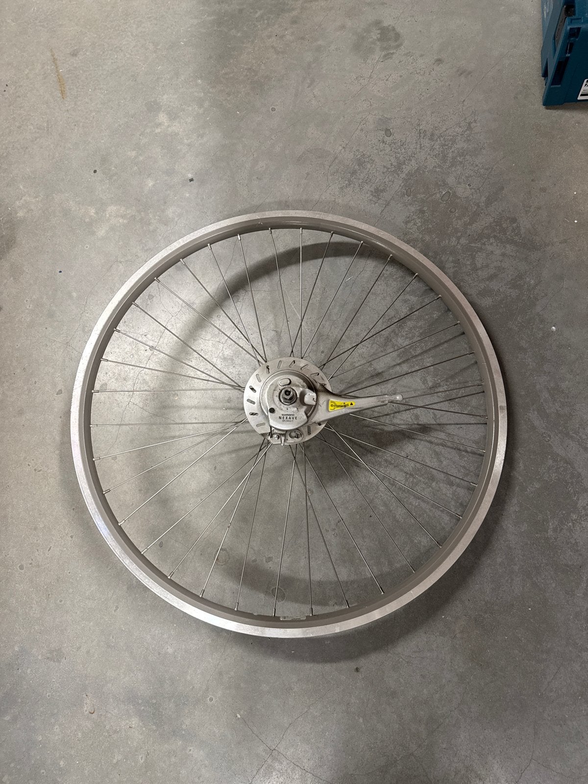 Shimano Nexave Voorwiel  - Rigida Stratos, Gebruikt, Aluminium, Stadsfiets, Ophalen