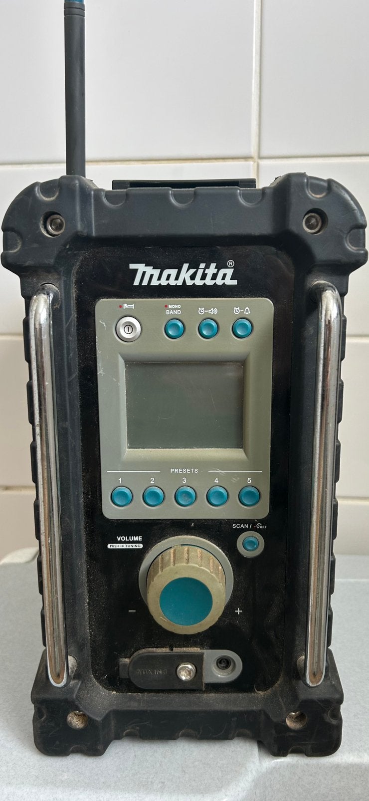 Makita bouwradio, Audio, Tv en Foto, Radio's, Ophalen, Zo goed als nieuw, Bouwradio