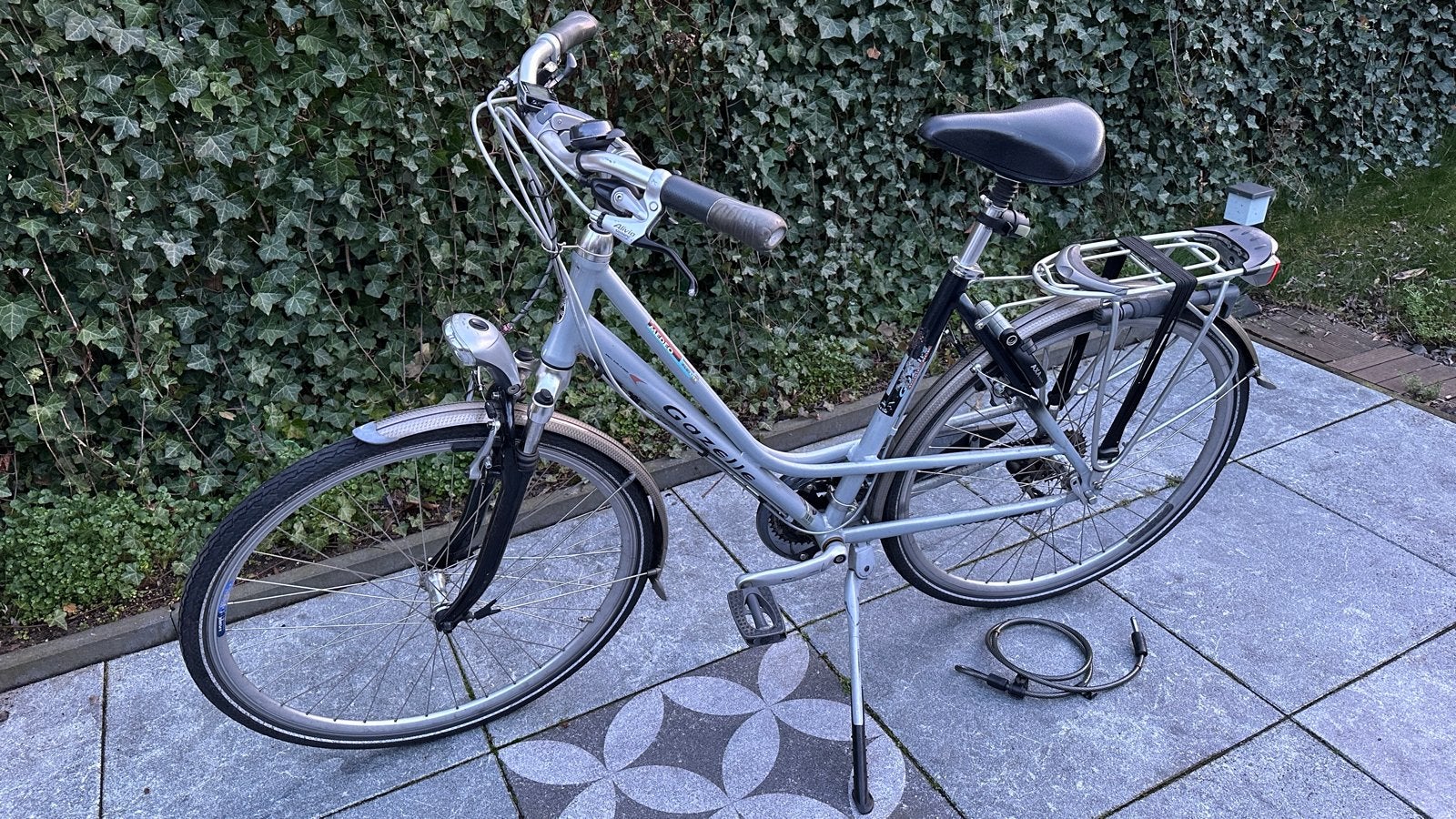 Gazelle Medeo Damesfiets - Frame 53cm, 24 versnellingen, Ophalen, Gebruikt, Velgrem, Versnellingen