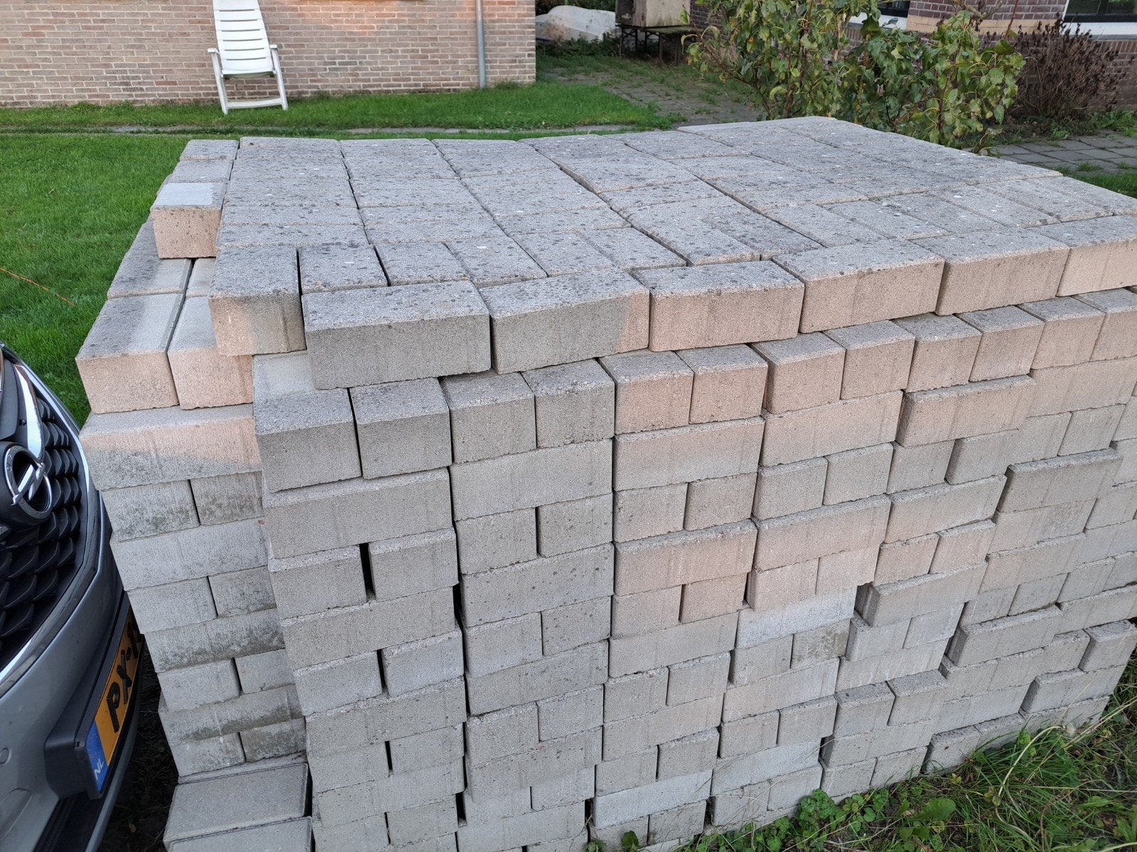 Betonklinkers grijs, Ophalen, Beton, Klinkers