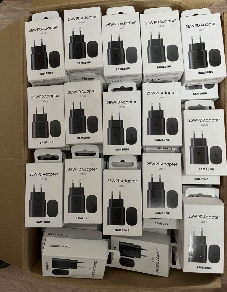 Partij Samsung 25W Adapter USB-C Snellader (Nieuw in doos), Nieuw, Ophalen of Verzenden, Snellader, Nokia