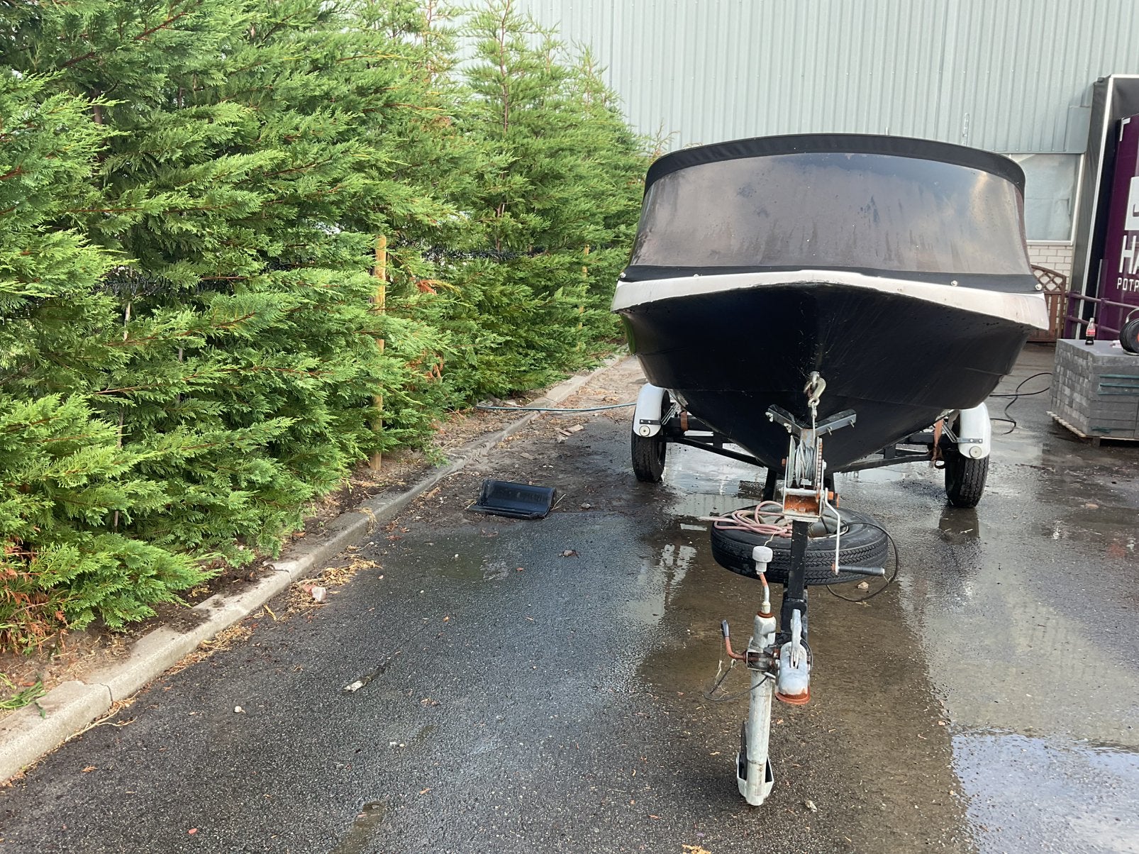 Polyester boot, Ophalen of Verzenden, Gebruikt, Overige typen, Motorboot