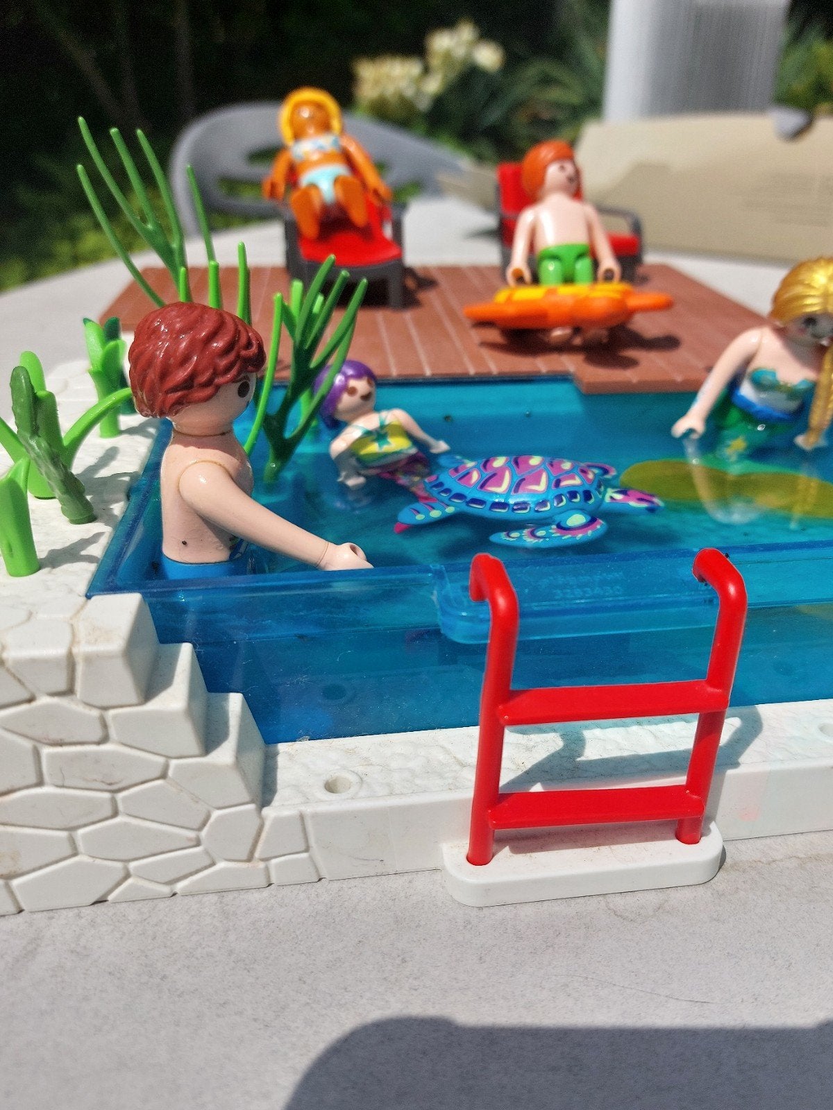 Playmobil 5575 zwembad, Ophalen of Verzenden, Gebruikt