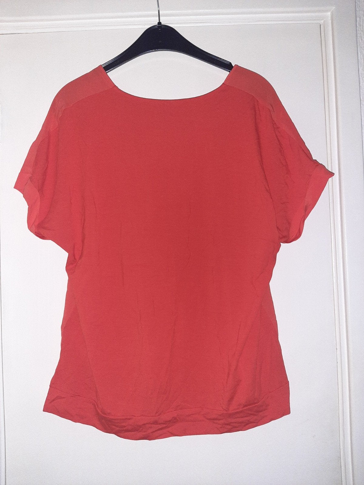 Marccain shirt maat 42, Verzenden, Maat 42/44 (L), Oranje, Zo goed als nieuw