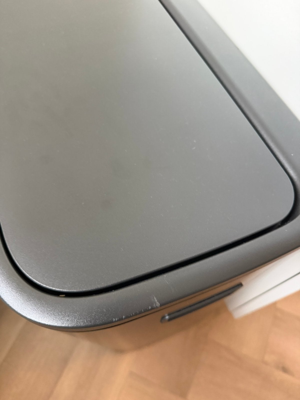 Brabantia prullenbak zwart, Ophalen, Gebruikt