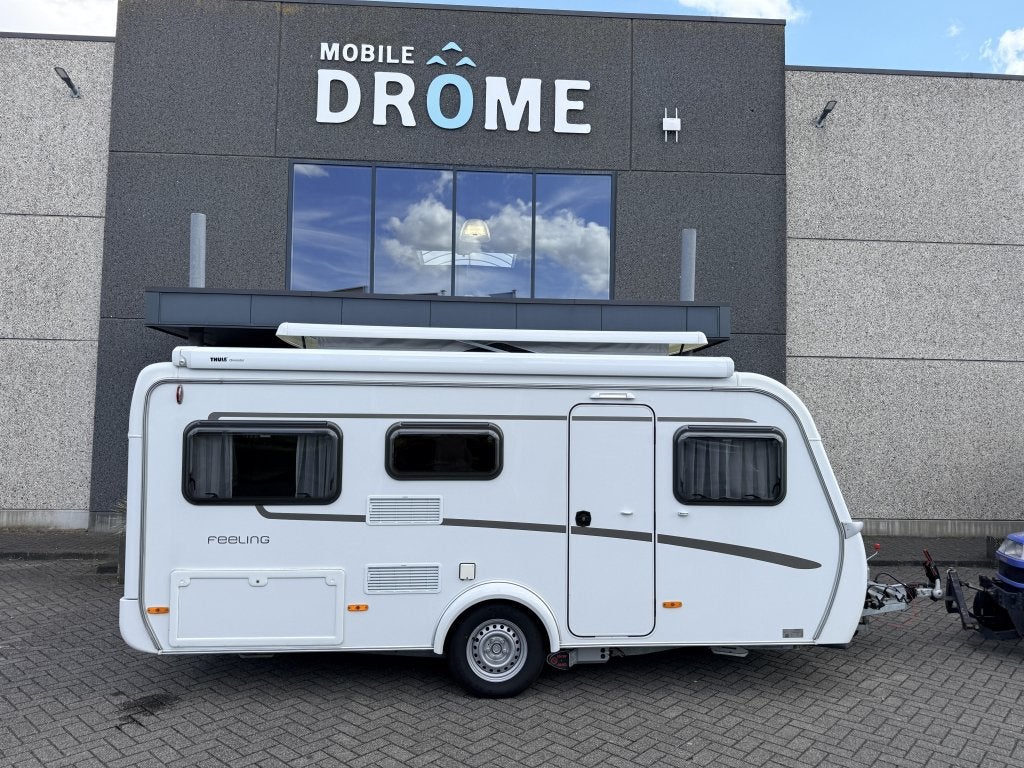 Eriba Feeling 425 Elektr. Luifel + Mover, Caravans en Kamperen, Bedrijf, Schokbreker, 4 tot 5 meter, Eriba