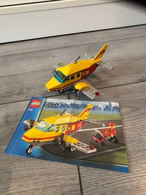 Lego 7732 postvliegtuig, Lego, Compleet, Ophalen of Verzenden, Complete set